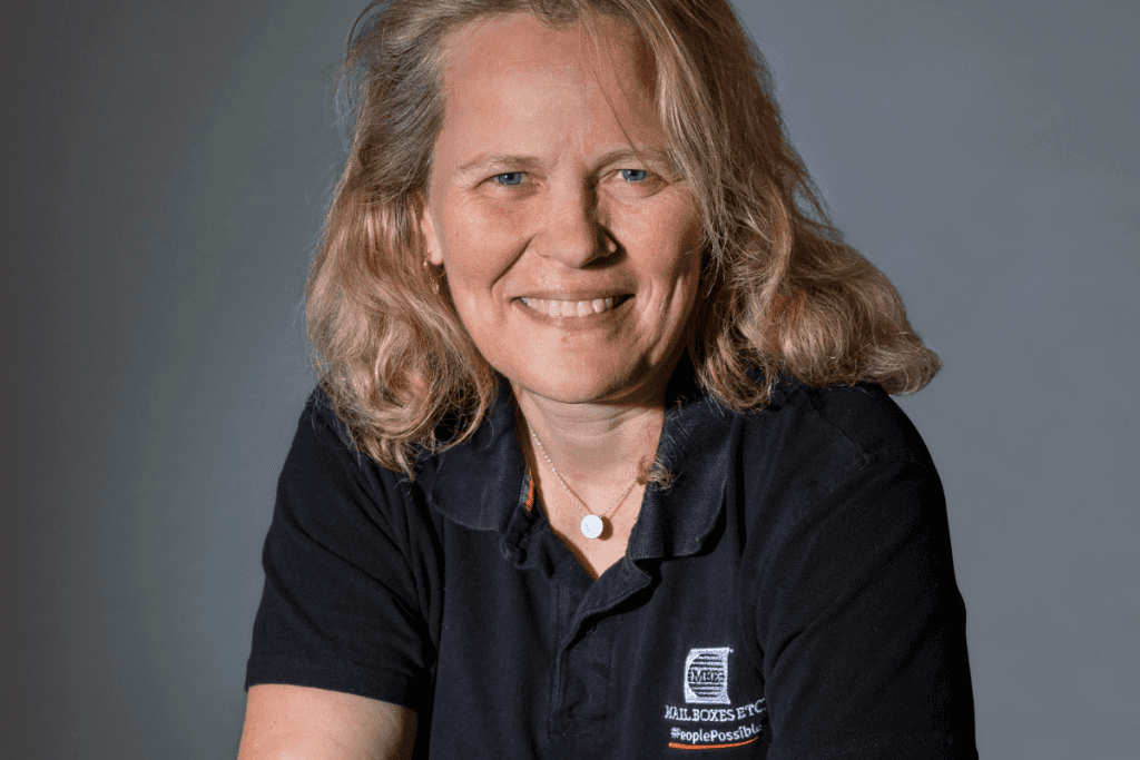 Karine Vaunat, franchisée Mail Boxes Etc.